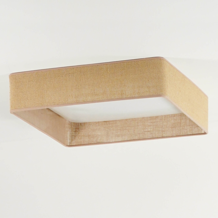 Brilagi - LED-kattovalaisin VELVET SQUARE LED/24W/230V ruskea
