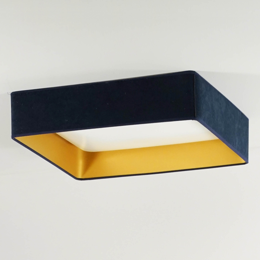 Brilagi - LED-kattovalaisin VELVET SQUARE LED/24W/230V tummansininen
