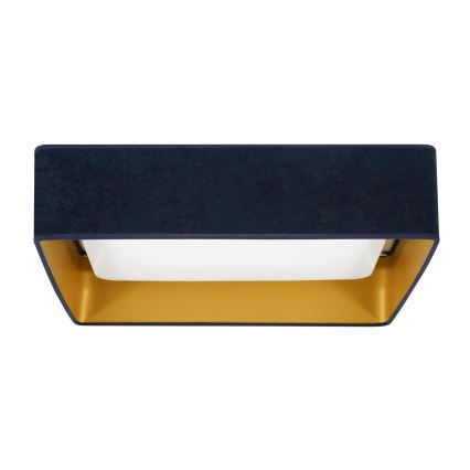 Brilagi - LED-kattovalaisin VELVET SQUARE LED/24W/230V tummansininen