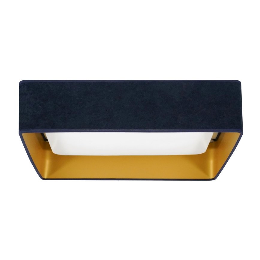 Brilagi - LED-kattovalaisin VELVET SQUARE LED/24W/230V tummansininen