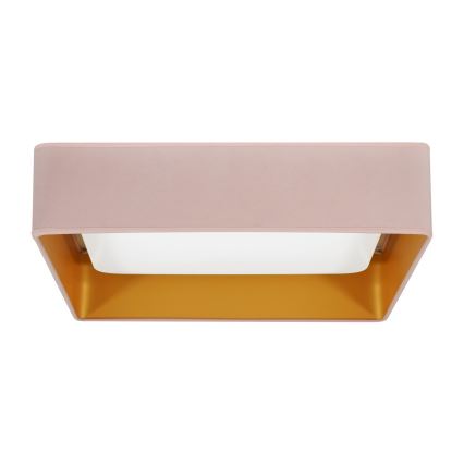 Brilagi - LED-kattovalaisin VELVET SQUARE LED/24W/230V vaaleanpunainen