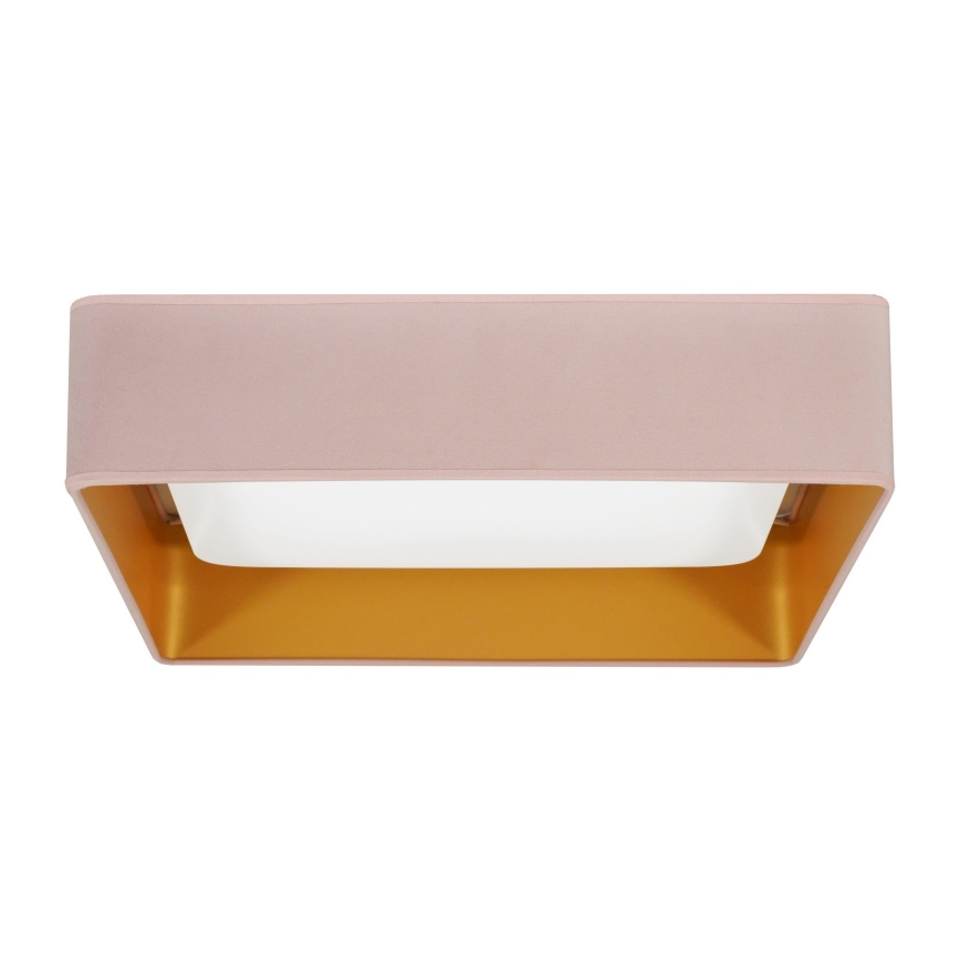 Brilagi - LED-kattovalaisin VELVET SQUARE LED/24W/230V vaaleanpunainen