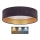 Brilagi - LED Kattovalaisin VELVET STAR LED/24W/230V d. 40 cm 3000K/4000K/6400K harmaa/kulta