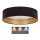 Brilagi - LED Kattovalaisin VELVET STAR LED/24W/230V d. 40 cm 3000K/4000K/6400K musta/kulta