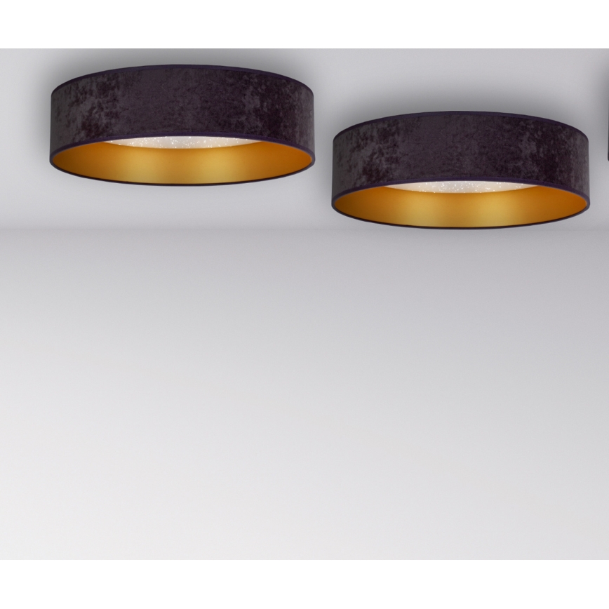 Brilagi - LED Kattovalaisin VELVET STAR LED/24W/230V d. 40 cm 3000K/4000K/6400K harmaa/kulta