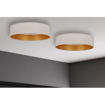 Brilagi - LED Kattovalaisin VELVET STAR LED/24W/230V d. 40 cm 3000K/4000K/6400K kermainen/kultainen