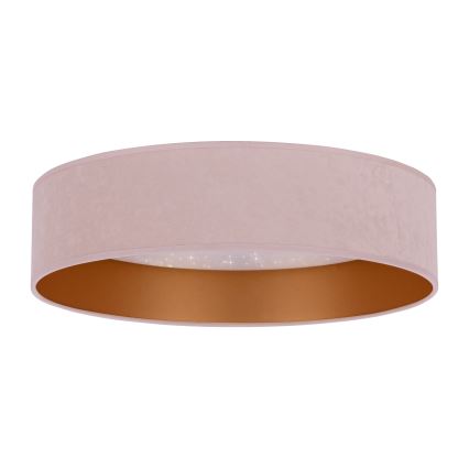 Brilagi - LED Kattovalaisin VELVET STAR LED/24W/230V d. 40 cm 3000K/4000K/6400K pinkki/kulta