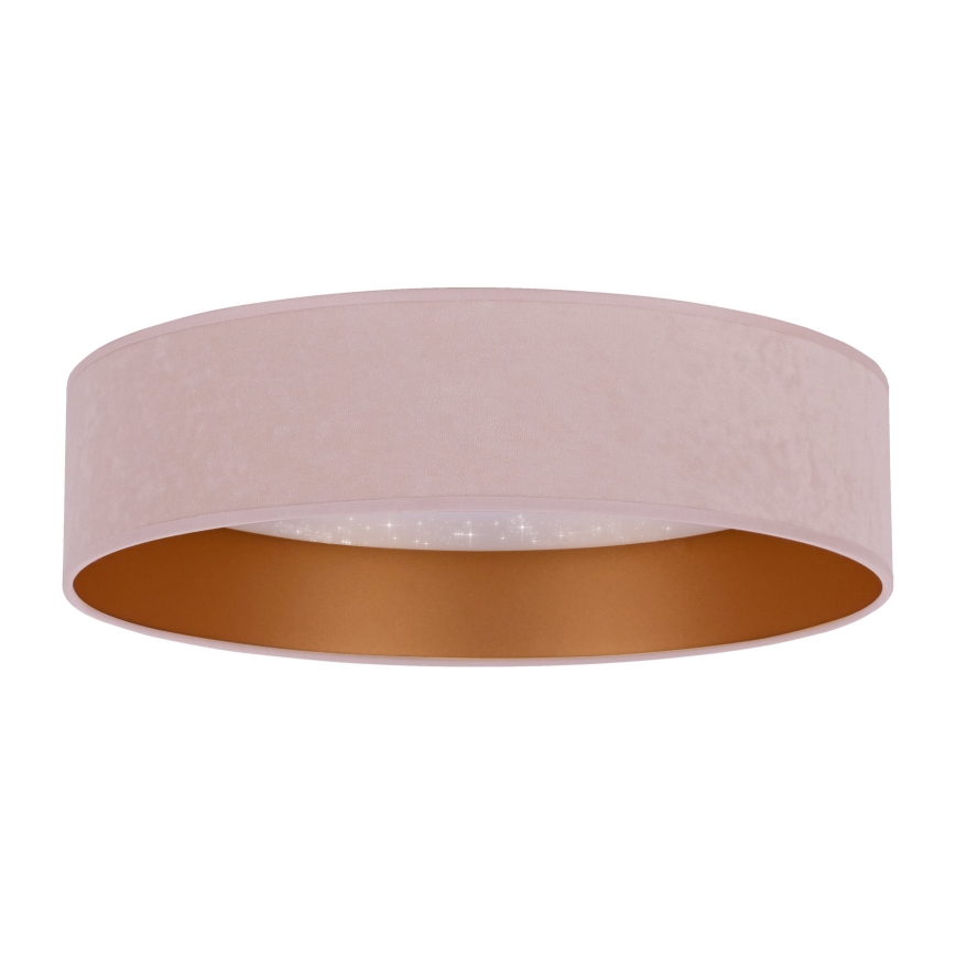 Brilagi - LED Kattovalaisin VELVET STAR LED/24W/230V d. 40 cm 3000K/4000K/6400K pinkki/kulta