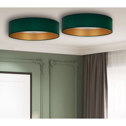 Brilagi - LED Kattovalaisin VELVET STAR LED/24W/230V d. 40 cm 3000K/4000K/6400K vihreä/kulta