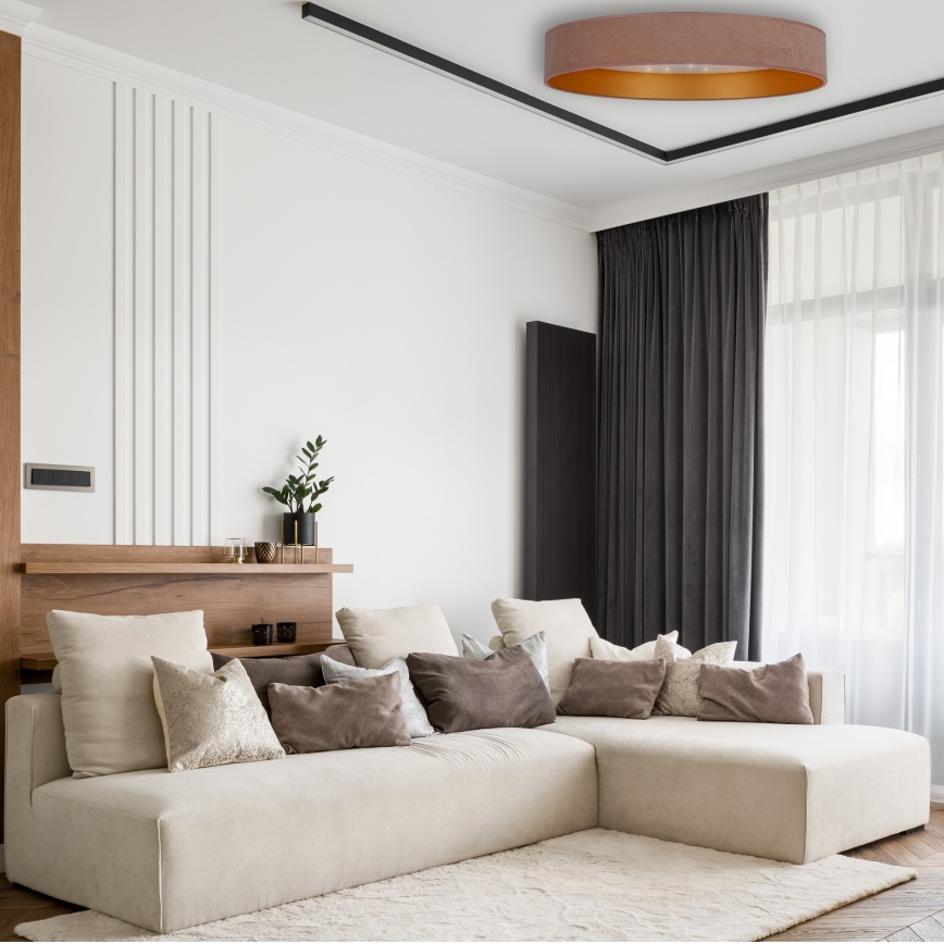 Brilagi - LED Kattovalaisin VELVET STAR LED/36W/230V d. 55 cm 3000K/4000K/6400K beige/kulta