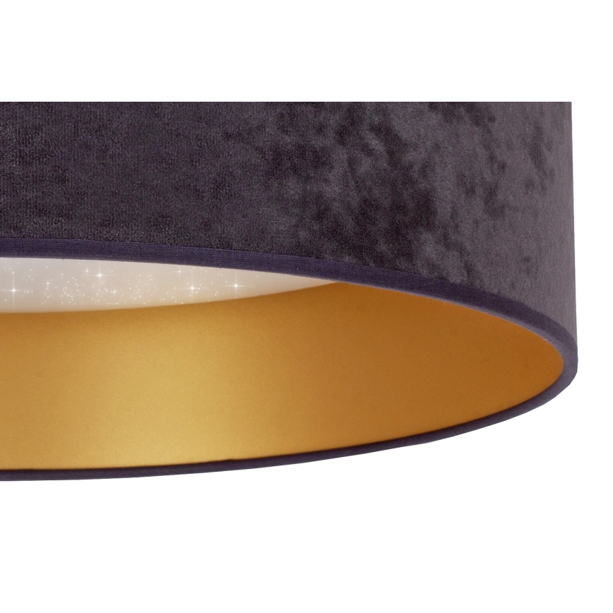 Brilagi - LED Kattovalaisin VELVET STAR LED/36W/230V d. 55 cm 3000K/4000K/6400K harmaa/kulta