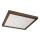 Brilagi - LED Kattovalaisin WOODY FRAME LED/50W/230V 60x60 cm IP44 pähkinä