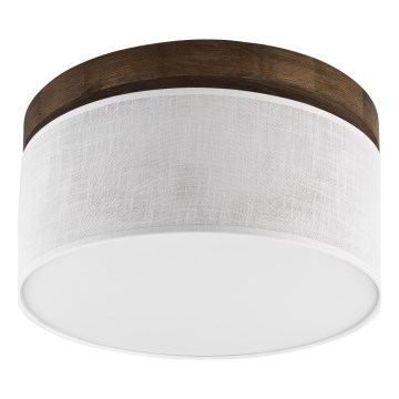 Brilagi - LED Kattovalo BELLADONNA 1xE27/15W/230V halkaisija 30 cm valkoinen/tammi