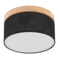 Brilagi - LED Kattovalo BELLADONNA 1xE27/15W/230V musta/mänty