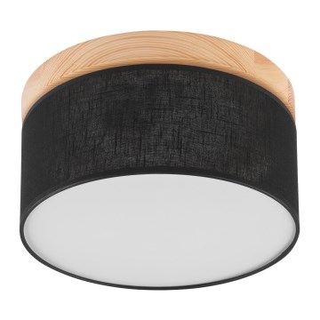 Brilagi - LED Kattovalo BELLADONNA 1xE27/15W/230V musta/mänty