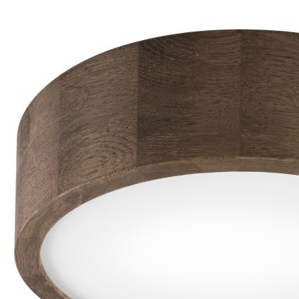 Brilagi - LED Kattovalo CARVALHO 1xE27/60W/230V tammi halkaisija 27 cm