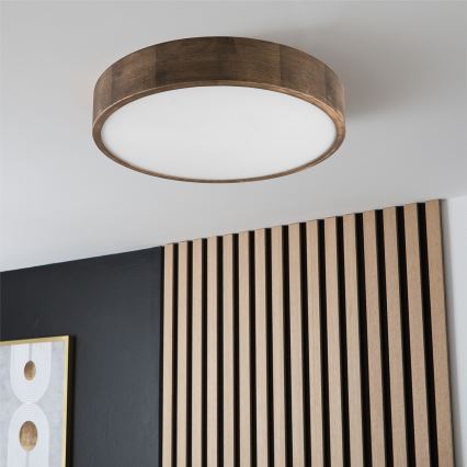 Brilagi - LED Kattovalo CARVALHO 3xE27/60W/230V tammi halkaisija 47 cm
