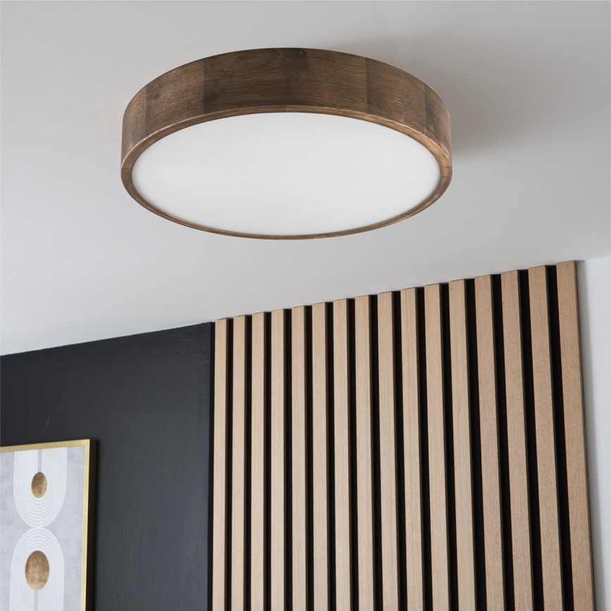 Brilagi - LED Kattovalo CARVALHO 3xE27/60W/230V tammi halkaisija 47 cm