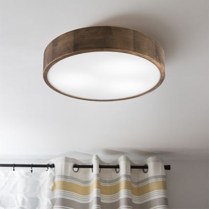 Brilagi - LED Kattovalo CARVALHO 3xE27/60W/230V tammi halkaisija 47 cm