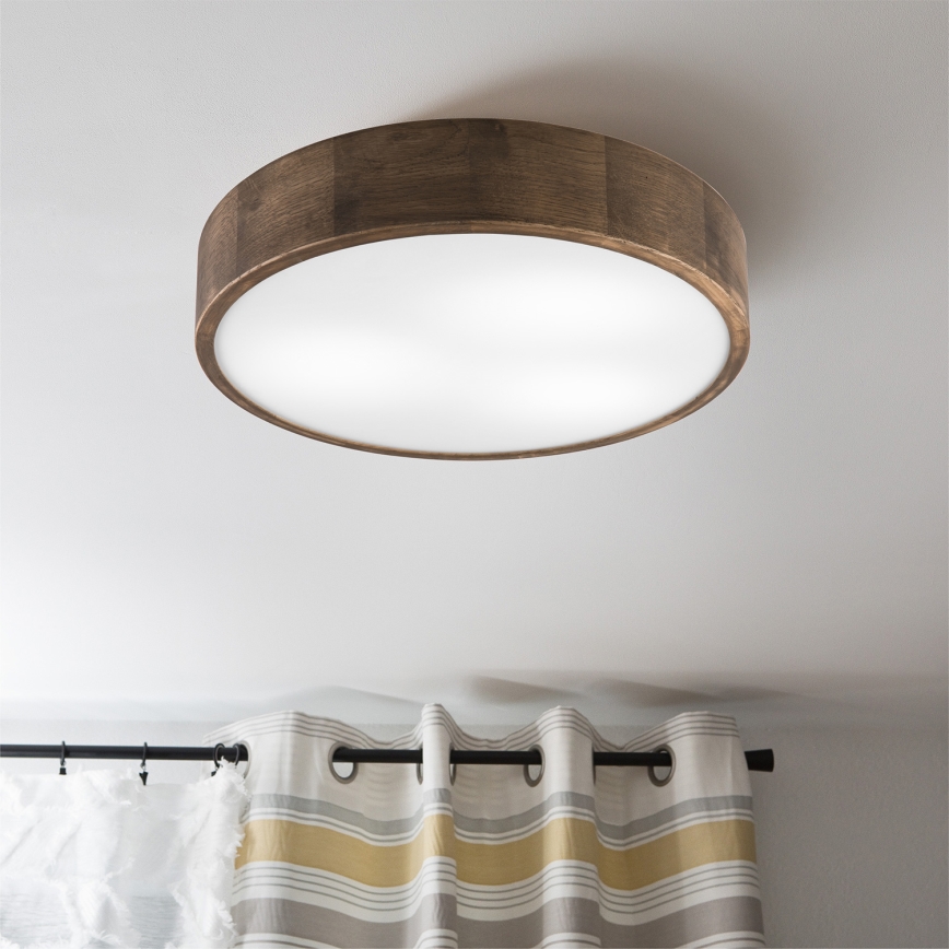 Brilagi - LED Kattovalo CARVALHO 3xE27/60W/230V tammi halkaisija 47 cm