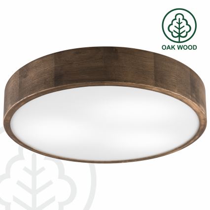 Brilagi - LED Kattovalo CARVALHO 3xE27/60W/230V tammi halkaisija 47 cm