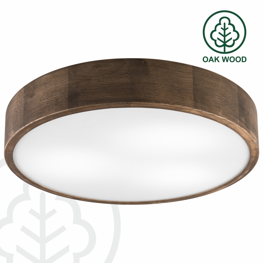 Brilagi - LED Kattovalo CARVALHO 3xE27/60W/230V tammi halkaisija 47 cm