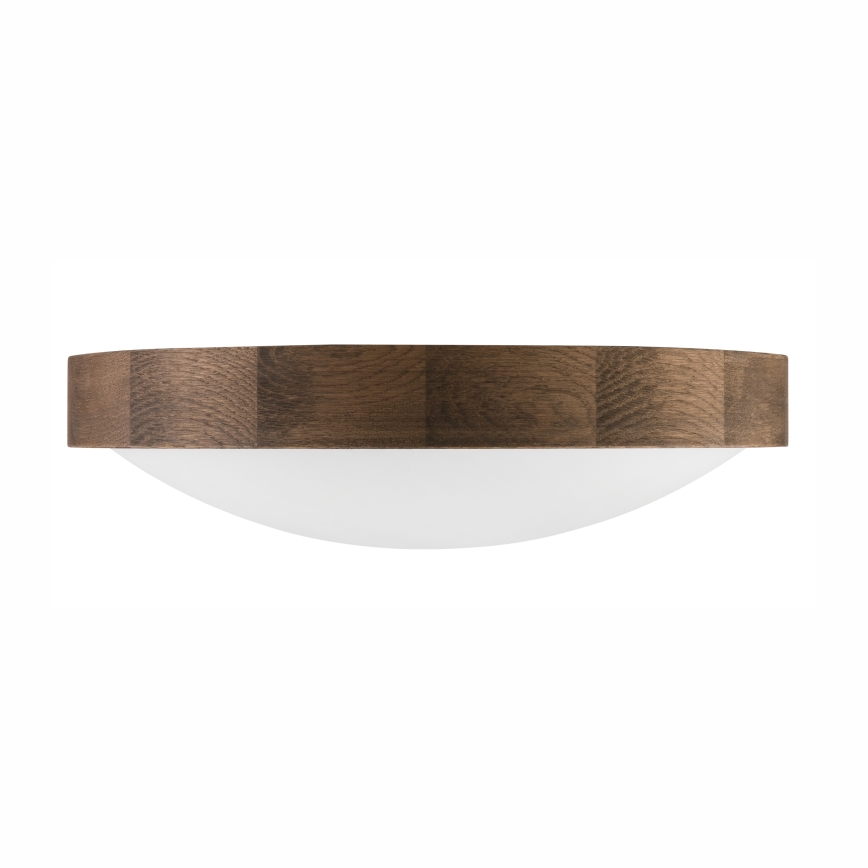 Brilagi - LED Kattovalo CARVALHO SLIM 2xE27/60W/230V tammi halkaisija 37 cm