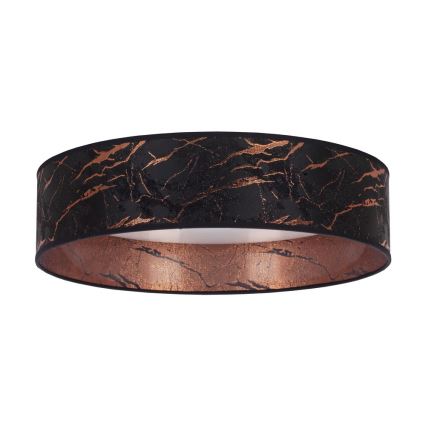 Brilagi - LED-kattovalo VELVET LED/24W/230V halk 40 cm 3000/4000/6400K musta/kupari