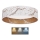 Brilagi - LED-kattovalo VELVET LED/24W/230V halk 40 cm 3000/4000/6400K valkoinen/kulta