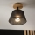 Brilagi - LED  Kiinteä kattokruunu ANTHONY 1xE14/60W/230V tammi/musta