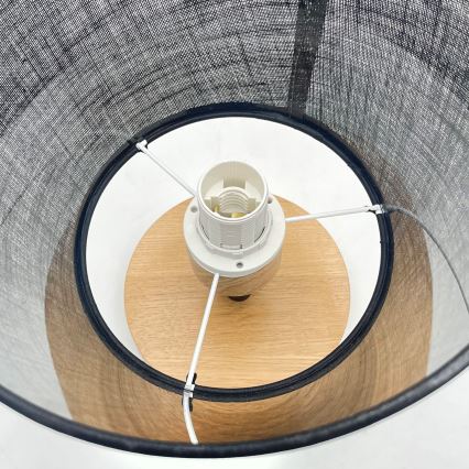 Brilagi - LED  Kiinteä kattokruunu ANTHONY 1xE14/60W/230V tammi/musta