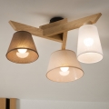 Brilagi - LED  Kiinteä kattokruunu ANTHONY 3xE14/40W/230V tammi