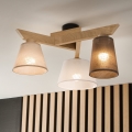 Brilagi - LED  Kiinteä kattokruunu ANTHONY 3xE14/40W/230V tammi