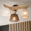 Brilagi - LED  Kiinteä kattokruunu ANTHONY 3xE14/40W/230V tammi