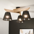 Brilagi - LED  Kiinteä kattokruunu ANTHONY 3xE14/40W/230V tammi/musta
