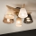 Brilagi - LED  Kiinteä kattokruunu ANTHONY 5xE14/40W/230V tammi