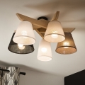 Brilagi - LED  Kiinteä kattokruunu ANTHONY 5xE14/40W/230V tammi