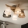 Brilagi - LED  Kiinteä kattokruunu ANTHONY 5xE14/40W/230V tammi