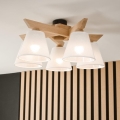 Brilagi - LED  Kiinteä kattokruunu ANTHONY 5xE14/40W/230V tammi/valkoinen