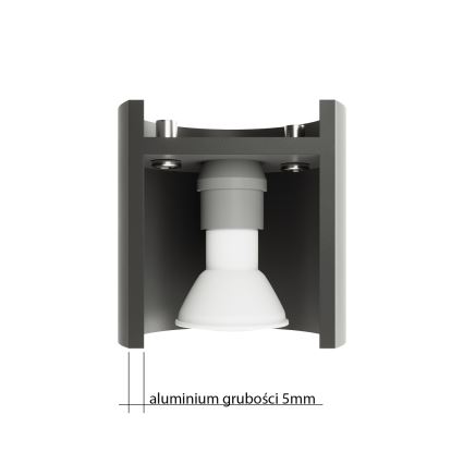 Brilagi -  LED-kohdevalaisin FRIDA 1xGU10/7W/230V musta
