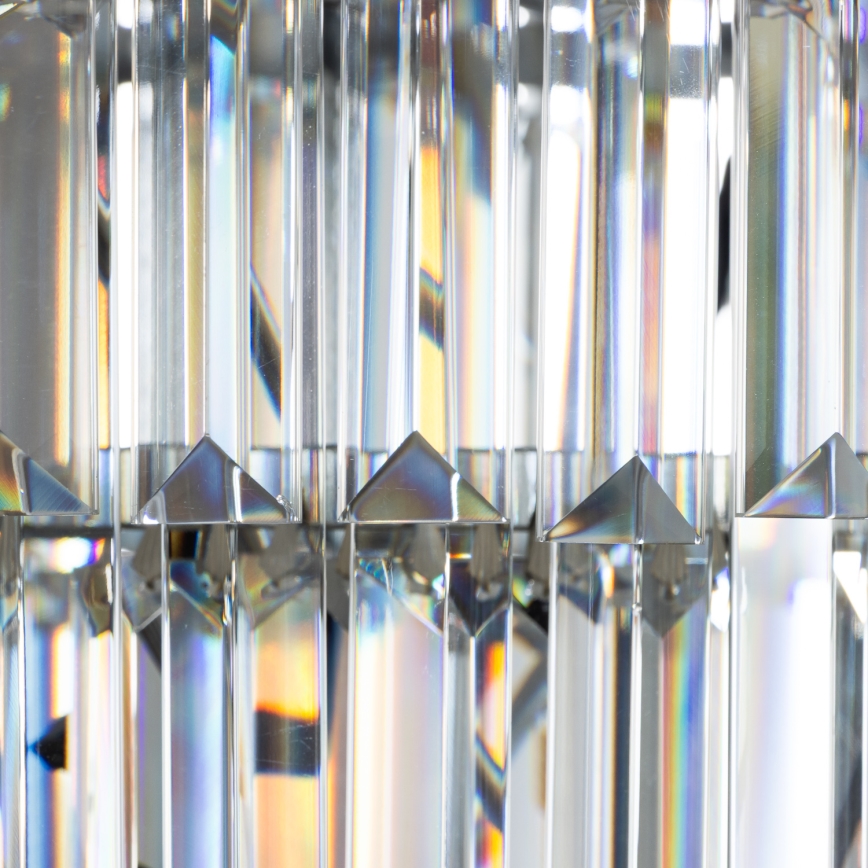 Brilagi - LED Kristalli-ketjukattokruunu MOZART 5xE14/40W/230V kiiltävä kromi