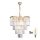 Brilagi - LED Kristalli-ketjukattokruunu MOZART 5xE14/40W/230V kulta