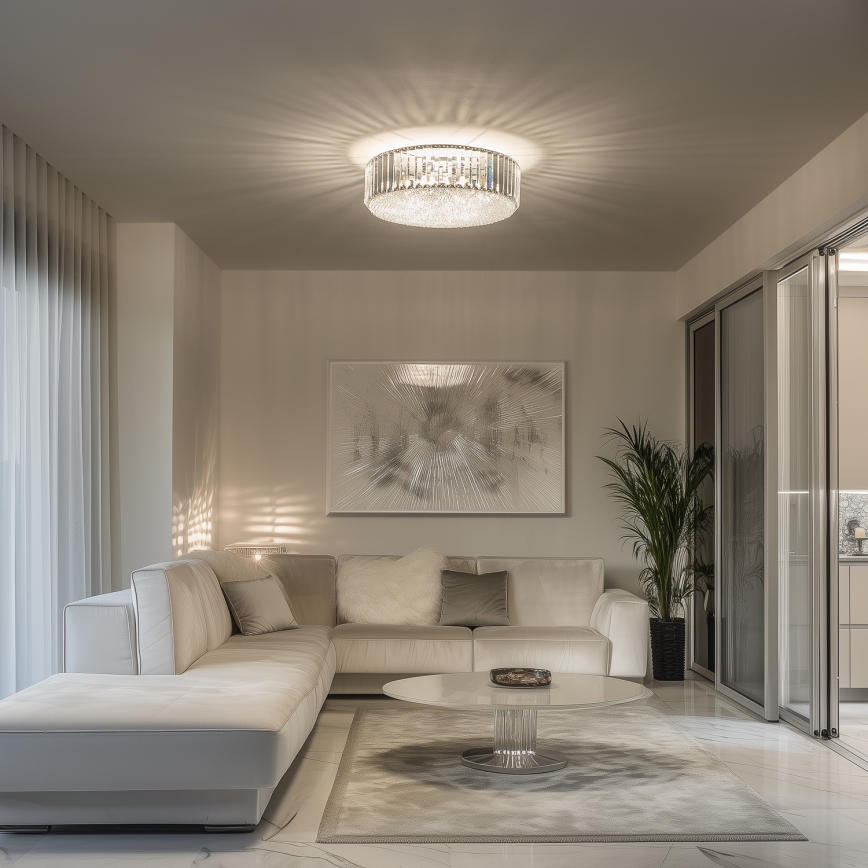 Brilagi - LED Kristallikattovalaisin GLAMOUR 5xG9/42W/230V