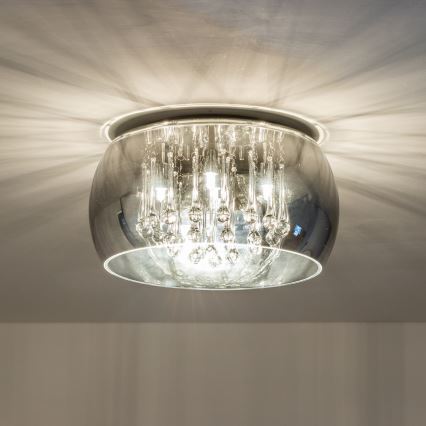 Brilagi - LED Kristallikattovalaisin JEWEL 5xG9/42W/230V