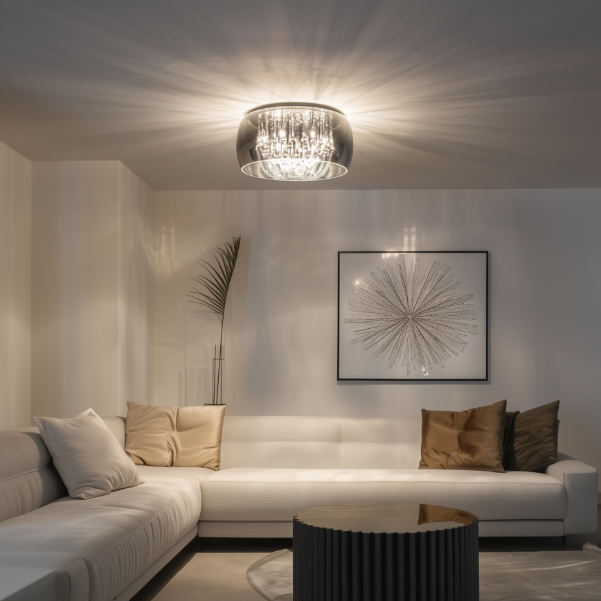 Brilagi - LED-kristallikattovalaisin JEWEL 6xG9/42W/230V