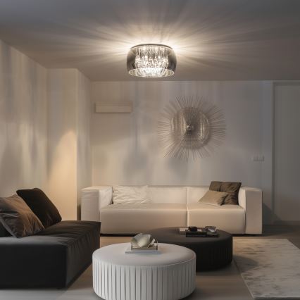Brilagi - LED-kristallikattovalaisin JEWEL 6xG9/42W/230V
