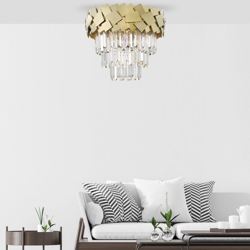 Brilagi - LED Kristallikattovalaisin MIRAGE 6xE14/40W/230V