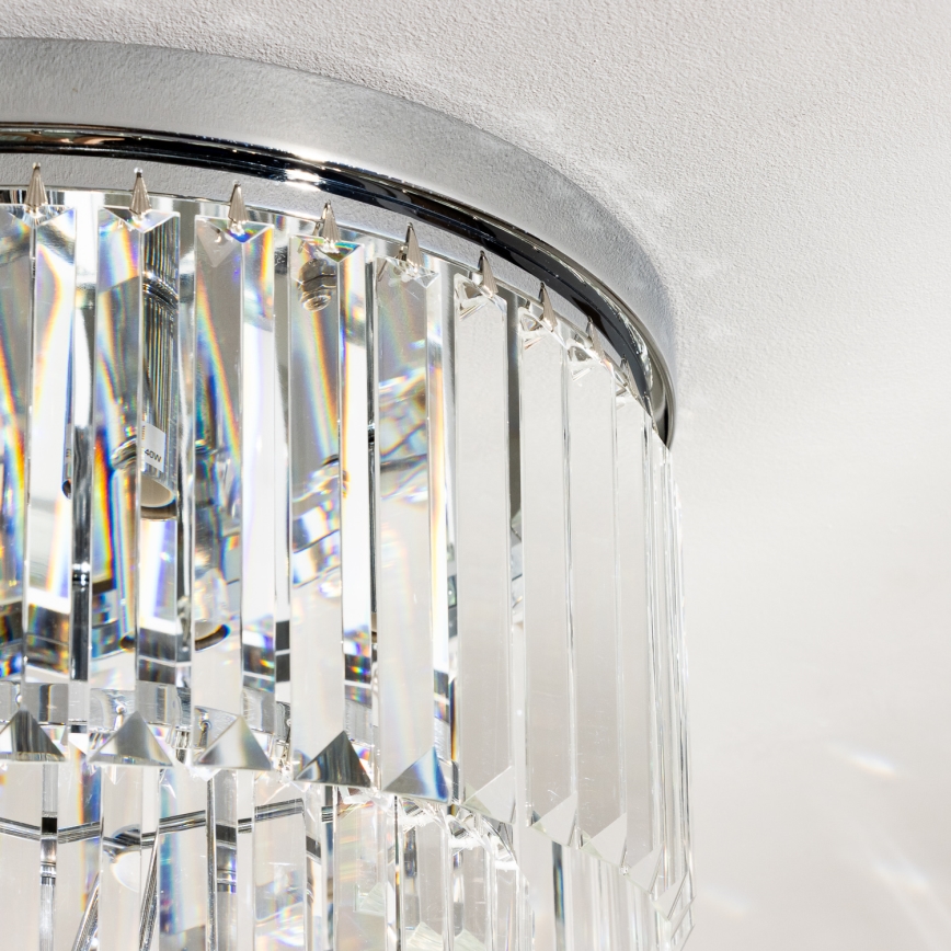 Brilagi - LED Kristallikattovalaisin MOZART 5xE14/40W/230V kiiltävä kromi
