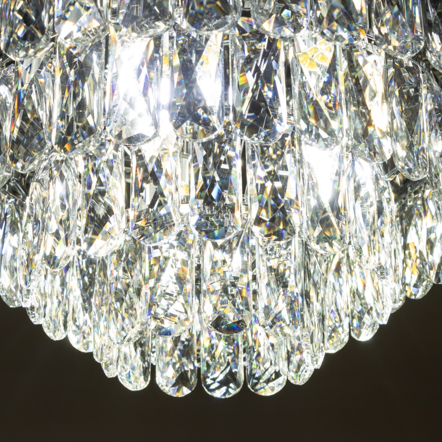 Brilagi - LED Kristallikattovalaisin VELURE 5xE14/40W/230V musta