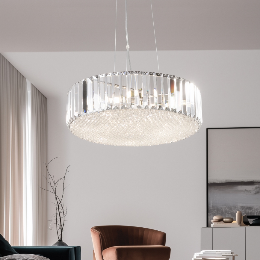 Brilagi - LED Kristallikruunu johdossa GLAMOUR 5xG9/42W/230V
